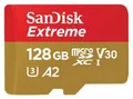 Produktbild: Sandisk Extreme A2 MicroSDXC Speicherkarte 128 GB Class 3 (U3) Klasse 10
