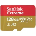 Produktbild: SanDisk Extreme microSDXC-Karte 128 GB Class 10, UHS-I, v30 Video Speed Class