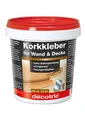 Produktbild: 1 kg decotric Korkkleber Gebrauchsfertiger Dispersionskleber zum Kleben von Korkplatten und Korkbahnen an Wänden und Decken. Nicht für Bodenverklebungen