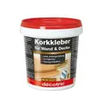 Produktbild: decotric® Dispersionskleber Korkkleber gebrauchsfertig für Wand und Decke lösungsmittelfrei, 1 kg
