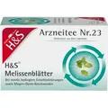 Produktbild: H&S Melissenblätter Filterbeutel 20X1.5 g