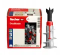 Produktbild: fischer Schrauben- und Dübel-Set DUOBLADE selbstbohrender Gipskartondübel mit oder ohne Schraube, (40 St)