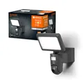 Produktbild: LEDVANCE SMART+ WIFI FLOOD AUTO CAM 20cm - LED Fluter mit Bewegungs- und Tageslichtsensor, HD-Kamera, integrierter Fernsprecheinrichtung, Alarm-Funktion, 23 W, 3000 K, 2000 Lumen, IP 44