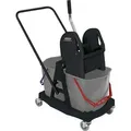 Produktbild: Reinigungswagen Eimer 2x17 l,Presse Ku.m.Metallschubbügel SPRINTUS