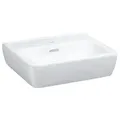Produktbild: Handwaschbecken Laufen Pro 450 x 340 mm, weiß, mit Überlauf, 1 Hahnloch mittig - H8119510001041