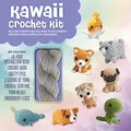 Produktbild: Kawaii Crochet Kit: Includes Everything you Need to Get Started Creating These Super Cute Creations!–Kit Includes: 48-page Instruction Book, Crochet ... Stuffing, Yarn Needle, Embroidery Floss