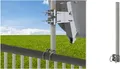 Produktbild: Megasat Balkongeländerhalter 60cm | Antennenhalterung für Geländer | Stahl | Ø 48mm | robust | Montage außen