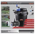 Produktbild: Mauk Teichdruckfilter Set 11W UVC Filter Teichfilter mit Spin Clean Funktion