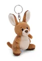 Produktbild: Schlüsselanhänger Känguru Kelly 10cm braun - Plüsch-Begleiter Kuscheltieranhänger mit Schlüsselring für Schlüsselband, Schlüsselbund & Schlüsselhalter