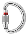 Produktbild: Petzl Erwachsene Karabiner Verticality, silber/orange, 22mm, M37 SL