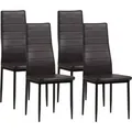 Produktbild: Albatros Esszimmerstühle MILANO 4er Set Schwarz