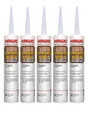 Produktbild: 5x KAWO Elastokitt Fensterkitt altweiß 310 ml Dichtmasse Dichtkitt Kittfase