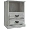 Produktbild: vidaXL Nachttisch Grau Sonoma 43x36x60 cm
