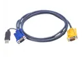 Produktbild: ATEN 2L5206UP Tastatur/Video/Maus (KVM)-Kabel Schwarz 6 m (2L-5206UP)