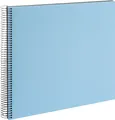 Produktbild: Goldbuch Spiralalbum Bella Vista himmelblau 35x30 cm 40 schwarze Seiten
