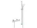 Produktbild: Grohe Duscharmatur Grohe Grohtherm 800 Thermostat mit Brausegarnitur 34566002 (Grohtherm 800, Grohe Grohtherm 800 Thermostat-Brausebatterie 1/2) Neues Modell Nachfolger von 34566001