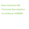 Produktbild: Grohe Grohtherm 800 Thermostat- Brausebatterie 1/2 mit Brause 34566002