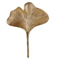 Produktbild: riess-ambiente.de Dekoratives Kleiderhaken 3er Set Ginkgo 29cm Gold Handmade Metall
