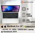 Produktbild: 💻 Apple MacBook Pro 13” – A2159 | i5 | 8GB - 128GB MAC Laptop  Notebook 2019 ✅