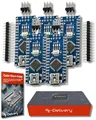 Produktbild: AZDelivery 5X AZ-Nano V3-Board - AZ-Nano V3-Board Mikrocontroller mit Atmega328 CH340 inklusive E-Book
