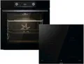 Produktbild: GORENJE Backofen-Set BLACKSET2, mit 1-fach-Teleskopauszug, Aqua Clean, Pizzafunktion mit 300 °C – perfekt für Pizza, Focaccia und mehr!