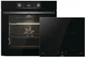 Produktbild: Gorenje Black Induction Set 2, Kombination aus autarkem Kochfeld GI6401BSC und Einbau-Backofen BOS6737E06BG, 77L, Made in Europe, ExtraSteam, AirFry, PizzaMode 300°C, PerfectGrill, schwarz