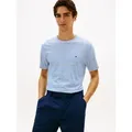 Produktbild: Tommy Hilfiger T-Shirt SEASONAL STRIPE Regular fit, gestreift, Rundhals weiß L (50)