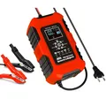 Produktbild: intelligentes Batterieladegerät 10A 12V 24V Eufab 6-180Ah LiFePo4 Nass AGM Gel