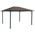 Produktbild: Quick-star - Metall Garten Pavillon Nizza 3x4m Partyzelt Taupe / Beigegrau Ral 7006