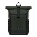 Produktbild: LARKSON Rolltop Rucksack Damen Groß Grün - No 2 - Daypack für Schule, Uni, Fahrrad - 16 Zoll Laptop Fach für Arbeit - Nachhaltig - Anti-Diebstahl - Wasserabweisend