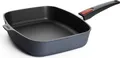 Produktbild: Woll Diamond Lite Gusspfanne, rechteckig: abnehmbarer Stiel, Alle Herdarten inkl. Induktion, 30 x 26 cm, 7 cm hoch