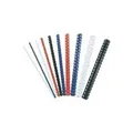 Produktbild: Fellowes Plastic Comb - 25 mm - 30cm - 21 Ringe - A4 (210 x 297 mm) - 240 Blätter - weiß - 50 Stck. Bindekamm - für Fellowes Galaxy 500, Galaxy E 500, Pulsar 300, Starlet 90 (5348202)
