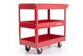 Produktbild: Arebos Werkstattwagen Werkstatt-Rollwagen, Werkzeugwagen, Belastbarkeit bis zu 100 kg, 3 Fächer, max. Traglast:100,00 kg
