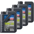 Produktbild: 4 L LIQUI MOLY Motoröl Motorrad 4Takt 10W-40 Scooter Roller ACEA A3 API SG SJ