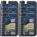 Produktbild: 6 L LIQUI MOLY Motoröl Motorrad 4Takt 10W-40 Scooter Roller ACEA A3 API SG SJ
