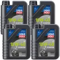 Produktbild: 4x LIQUI MOLY 1618 Motorbike 4T 10W-40 Scooter Motoröl mineralisch 1L