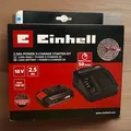 Produktbild: Einhell Starter Kit 2,5 Ah Akku Ladegerät Power X-Change 18 V 50 min Ladezeit