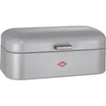 Produktbild: Wesco Brotkasten Grandy, Stahlblech, Klappdeckel, 42 x 22 x 17cm, cool grey