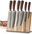 Produktbild: Wakoli Edib 6er Damastmesserset I 8 - 20 cm Klinge I mit Messerblock