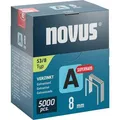 Produktbild: Novus-Tools Tackerklammern 53/8 superhart, 8mm, Feindrahtklammern, Typ 53 A, 5000 Stück