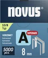 Produktbild: Novus Tools 042-0762 Feindrahtklammern Typ 53 5000 St. Abmessungen (L x B) 8mm x 11.3mm