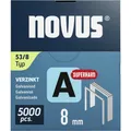 Produktbild: Novus Tools 042-0762 Feindrahtklammern Typ 53 5000 St. Abmessungen (L x B) 8 ...