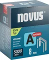 Produktbild: NOVUS Drahtklammer A Typ 53/8mm, Pack � 5000 Stück