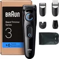 Produktbild: Braun Barttrimmer Series 3, Elektrischer Bartschneider Herren, 6 Zubehörteile