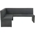 Produktbild: P & B Eckbank, Anthrazit, Holz, Textil, Vintage, 4-Sitzer, L-Form, einzeln stellbar, nur wie online abgebildet bestellbar, 200x90 cm, mit Rückenlehne, Esszimmer, Bänke, Eckbänke