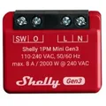 Produktbild: Shelly - Wlan-schaltaktor 1pm Mini Gen 3, Rot