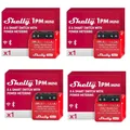 Produktbild: 4X Shelly Smart WLAN Relaisschalter Bluetooth Strommessung Gen3 Schalter