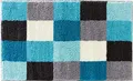 Produktbild: Erwin Müller Badematte Kreta türkis Größe 80x140 cm, Badteppich, Badvorleger rutschhemmend - kuscheliger Hochflor, für Fußbodenheizung geeignet