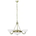 Produktbild: Kronleuchter Weiß Ø74cm Pendelleuchte Decke Lampe Jugendstil Jugendstillampe