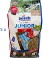 Produktbild: 5 x 1 kg Bosch Junior (€7,24/kg) mit Lamm und Reis Trockenfutter für Hundewelpen